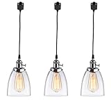 KIVEN 3-Lights H Type Track Lighting Pendants