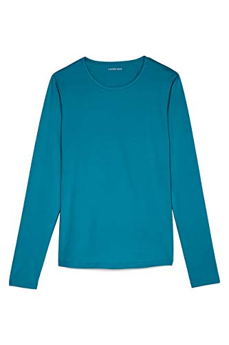 Lands' End Rash Guard for Women | Long Sleeve Rash Guard Women's Swim Tees Vivid Teal