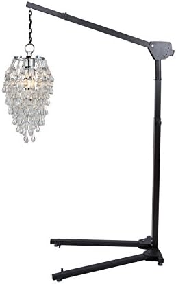 Chandelier Floor Stand, 5' - 12' Height - Hang Chandeliers and Pendant Light Fixtures Easily