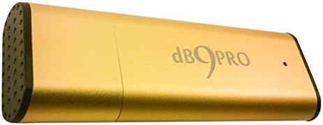 dB9PRO Best Digital Voice Recorder With USB [Gold] - 8GB / 96 Hrs Capacity Mini Spy Recorder - Audio Recording Device With Microphone! With 2 Lanyards &amp; E-Book! NEVER MISS ANOTHER WORD!