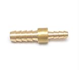 FasParts Brass Splicer 1/4" Hose ID Barb - 1/8" Hose ID Barb REDUCER