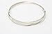 18 Gauge, 1/10 Sterling Silver Filled Wire, Half Round, Dead Soft - 25FT from Craft Wire