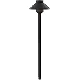 Kichler 15820BKT30 Landscape LED Outdoor Path Light, 1-Light 2 Watts, Black Textured