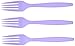 Big Party Pack Plastic Forks | Lavender | 100 ct. | Party Supply
