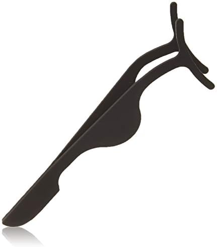 EIAKE False Eyelashes Applicator Tool Eyelash Extension Tweezers Remover Clip Tweezers Nipper (Black)