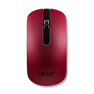 Acer Slim Wireless Optical Mouse – Red Acer Slim Wireless Optical Mouse – Red
