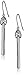 Amazon Collection Sterling Silver Chain Tassel Drop Earrings