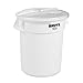 Rubbermaid Commercial FG9G7400WHT Prosave Ingredient Container with Sliding Lid, and 3 Cup Scoop, White
