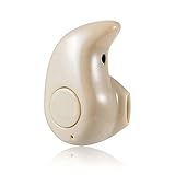 TopePop Mini Brown V4.0 Stereo Wireless Bluetooth Headset Small Invisible In Ear Earpiece Earphones Micphone for iPhone 6 6S Plus SE 5S 5C Galaxy Note 4 5 S5 S6 S7 Edge Plus LG G3 G4 (Brown)