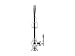 KOHLER K-99259-SN Artifacts Kitchen Sink Faucet, 17.63 x 4.31 x 8.50 Inches, Vibrant Polished Nickel