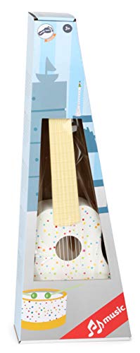 small foot Kinder-Gitarre "Sound" aus Holz, Musikinstrument schult Rhythmus- und Taktgefühl, ab 3 Jahren, 10382 – Bild 3
