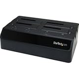 StarTech.com 4 Bay eSATA USB 3.0 to SATA Hard Drive Docking Station for 2.5/3.5 HDD - 4 x 3.5 - Dock - Serial ATA - SATDOCK4U3E