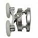 Ialwiyo 2Pcs 25mm Shower Door Rollers Zinc Alloy Bathroom Wheel Accessories Glass Hardware