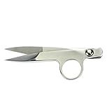 Wisehands 4.5 Inch Sharp Blades Thread Nippers, Stainless Steel with Red Sleeve Cover Made of Rubber