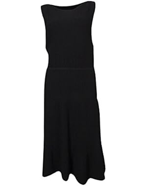 Calvin Klein Women's Textured Striped Knit Flared Dress