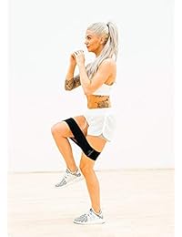 Bandas de resistencia a la cadera: cintas para ejercicios de cadera y pegamento para hombres y mujeres + juego de libros electrónicos, bandas de entrenamiento antideslizantes para gimnasio, crossfit, yoga y pilates, bandas de resistencia