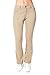 Bebop Women's Size 3, Khaki, 5 Pocket Bootcut Stretch Cotton Twill Chino Pant