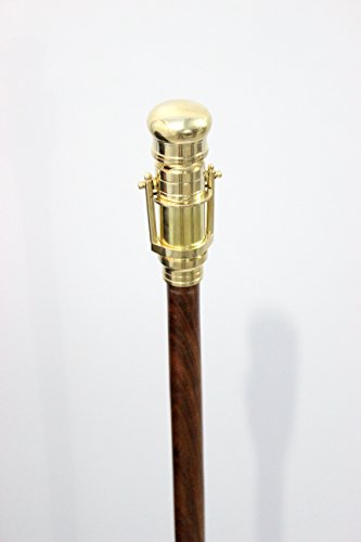 New Wooden Walking Stick With Brass Handle Telescope Vintage Collection Authentic and Perfect gift item