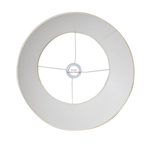 Cúpula de Abajur Grande 20cm x 25cm x 30cm Tecido Algodão Soquete Nacional Ref 33 (Bege)
