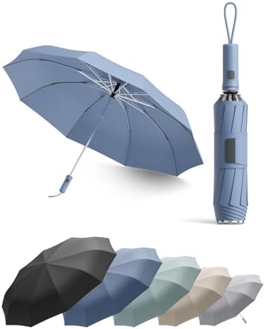 Amazon.com: ZXOA Windproof Travel Umbrella for Rain, Withstand