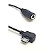New Black Micro USB Jack to 3.5mm Headphone Earphone Adapter Socket Audio Cable
