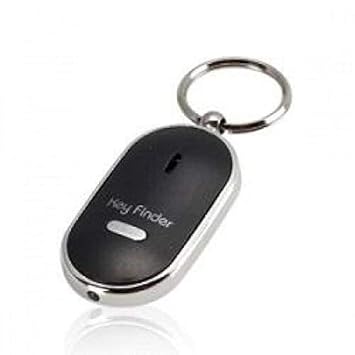 Generic PA Whistle Controlled Key Finder with LED Light Keychain- Random Colour