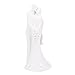 Love is in Bloom 8 inch Porcelain White Wedding Bride Groom Cake Topper