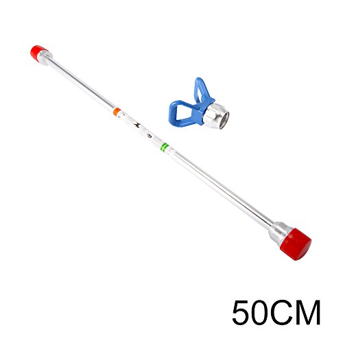 XCSOURCE 20-INCH Aluminium Alloy Extension Pole Rod with Tip Guard for Airless Paint Sprayer Spray Guns HS937