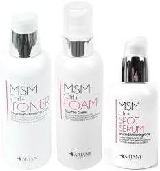 MSM Control Plus Skin Spot Care Set Toner Cleanser Serum 3 kinds