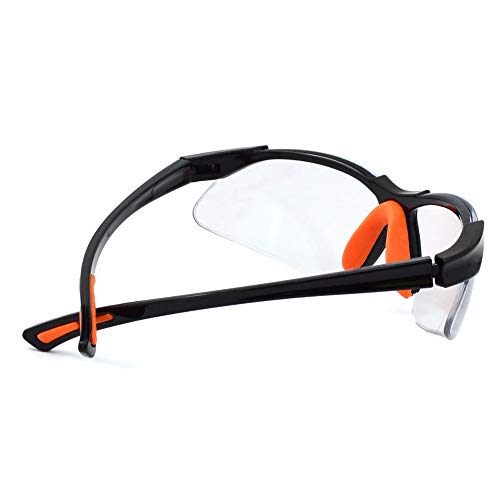 Safety Glasses, Virtua CCS Protective Eyewear 11874, Removable Foam Gasket, Anti-Fog, Indoor/Outdoor Mirror Lenses, Corded Ear Plug Control System