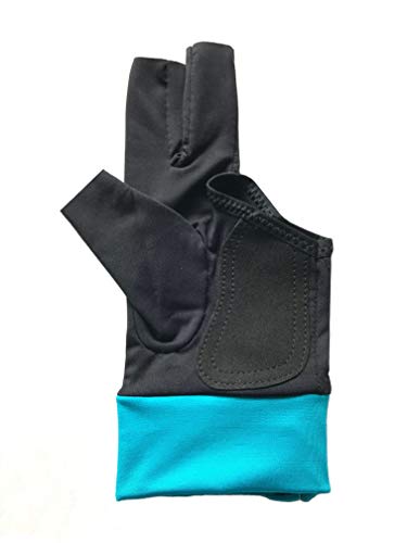 Longoni Sultan 2.0 Billiard Pool Cue Glove - for Left Hand - Black (Large)