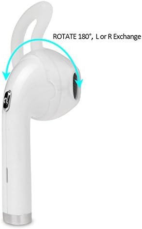 Wireless Earphone,Globalcrown 1 Single Mini Bluetooth Headphone Wireless,True Wireless Handsfree Earbud Bluetooth Earpiece with Mic for iphone 8 X 7 6,Samsung,Huawei(Rotate 180° headset,left or right)