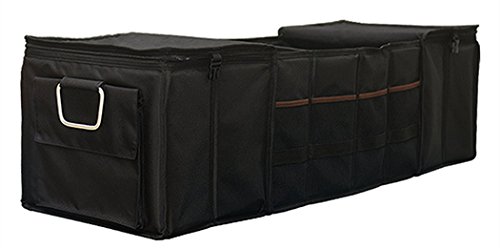 Car Foldable Waterproof Auto Rear Trunk Cargo Organizer Storage Container Car Trunk Container Compatible Tesla Model S Model X - Thumbnail 5