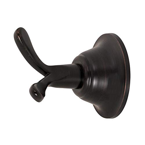 Bennington North Shore 24" Double Towel Bar 4 Piece Bath Hardware Accessory Set, Oil Rubbed Bronze