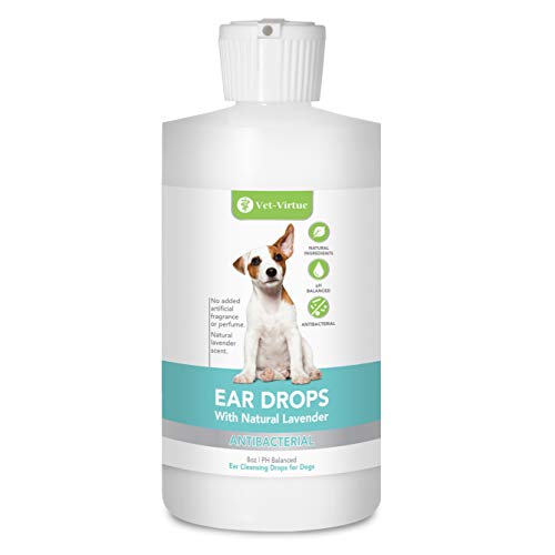 VETVIRTUE Ear Drops for Dogs Infection Treatment for Dogs and Cats, Help Relieve Fungal and