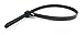 HOTUN Reusable Zip Ties 8 Inch Black Reusable Cable Ties 100 Pack Cable Ties Reusable 50lb Tensile Strength Reusable Zip Ties Heavy Duty for Multi-Purpose Use Outdoor Plastic Ties Nylon Cable Ties