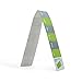 Expandable Portable Hand-Held Accordion File Document Folder File Organizer Eiffel Tower Print with Insert Button A4 and Letter Size 12 Pockets Green