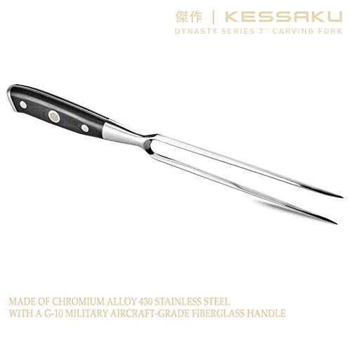 Kessaku 7Inch Carving Meat Fork Dynasty Series Stainless Steel