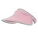 Santwo Women Sports Sun Visor Cap Sweat-Absorbent Baseball Travel Adjustable Hat (Pink)