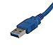 StarTech.com 1 ft / 30cm SuperSpeed USB 3.0 Cable A to B - USB 3 A (m) to USB 3 B (m) (USB3SAB1),Blue
