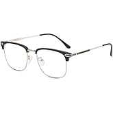 HOKETOP Blue Light Blocking Glasses for Men Anti-Fatigue Computer Monitor Gaming Glasses Prevent Headaches Glasses