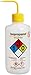 Nalgene 2425-1004 LDPE Right-To-Know Isopropanol Safety Wash Bottle, 1000mL Capacity, 38-430mm Polypropylene Closure (Pack of 4)