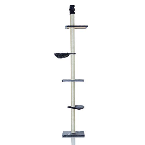 LCP-Katzen-Kratzbaum-Kletterbaum-deckenhoch-240-270-cm-Dicke-Sisal-Sulen