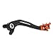Motorcycle Rear Foot Brake Pedal Lever For KTM Husqvarna SX SX-F XC XC-F XC-W XCF-W EXC EXC-F EXC-R SMR SXS SXS-F XCR-W 125 144 150 200 250 300 350 400 450 500 505 530 - CNC Orange