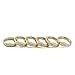 JCBIZ 6pcs 28mm Round Spring Snap Hooks Clip DIY Accessories for Handbag Purse Shoulder Strap Key Chains Buckle Alloy Circle Round Carabiner Metal Spring Key Ring Gold