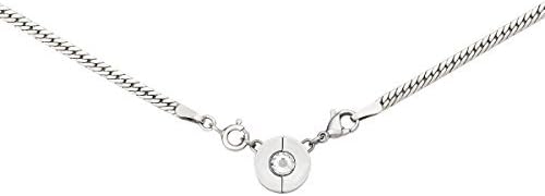 FAIRY FASTENER - Necklace Fairy Locking Clasp Adapter - Silver Plated - New Enhanced Modern Round Crystal Design