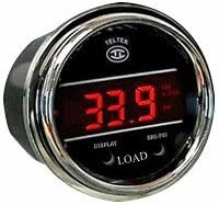 Teltek USAPortable Truck Scales Gauge for Any Semi, Pickup Truck or Car - Bezel: Chrome - LED Color: Blue