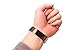 Eway Zine Alloy Housing Replacement Bracelet For Fitbit Flex Wireless Activity and Sleep Wristband Black