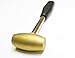 2 LB BRASS MALLETS BRASS HAMMER FOR METALSMITH SILVERSMITH JEWELRY METAL CRAFTS (LZ 2.6 FRE)
