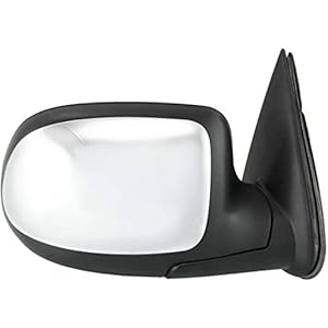 Parts N Go 1999-2002 Chevy Silverado Chrome Power Door Mirror Passenger Side Right Hand Sierra - 15172248 GM1321174